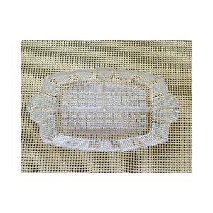 3- Part Divided Vintage Glass Tray